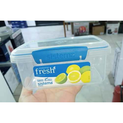 حافظة طعام 1 لتر Blue Fresh - سيستيما 